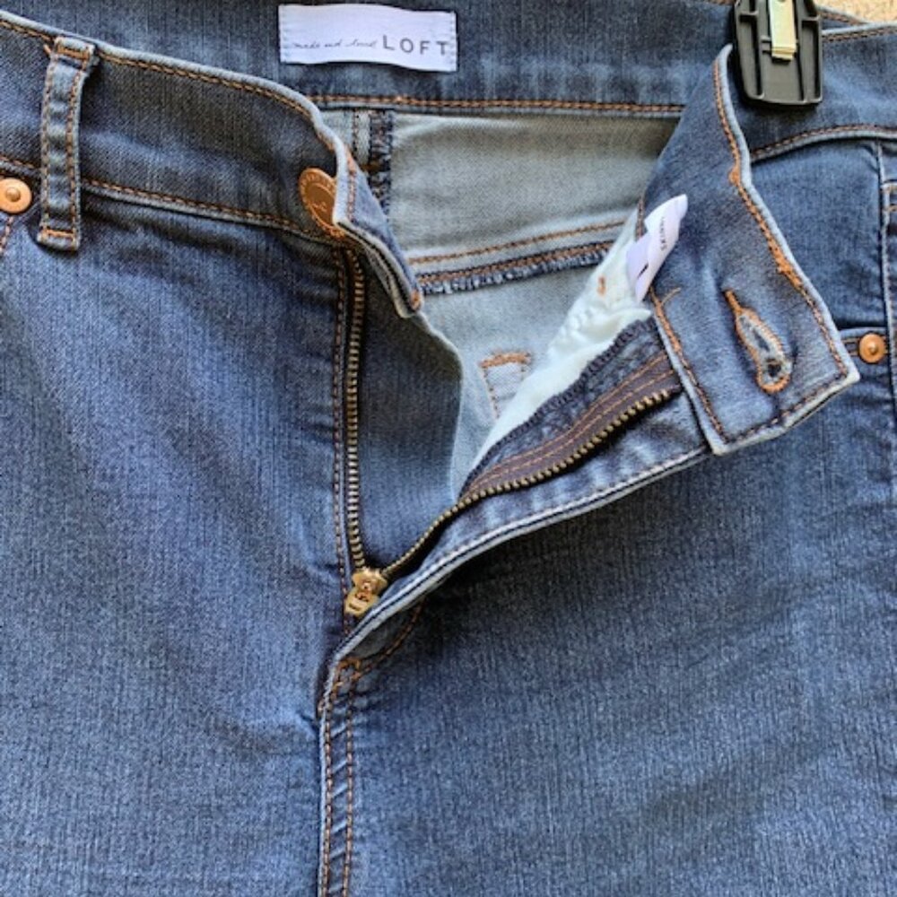 Loft skinny jeans women's size 30/10 - Picture 3 of 7